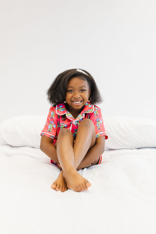 Kids Sweet Dream Pajama Set- Pink