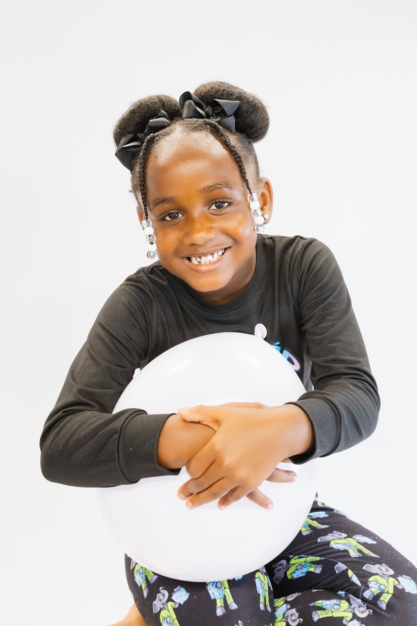 Kids Cozy Night Set-Black