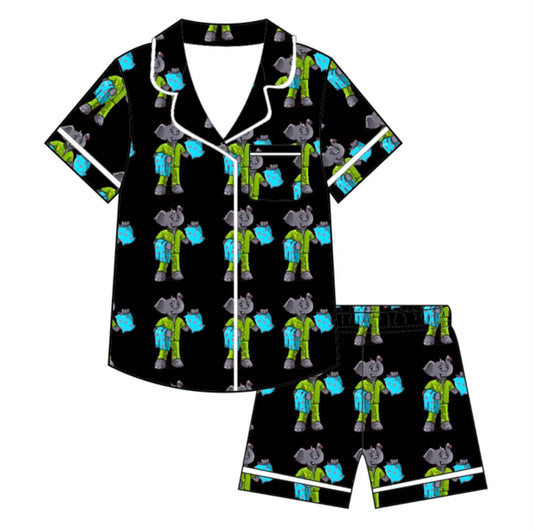 Kids Sweet Dream Pajama Set- Black