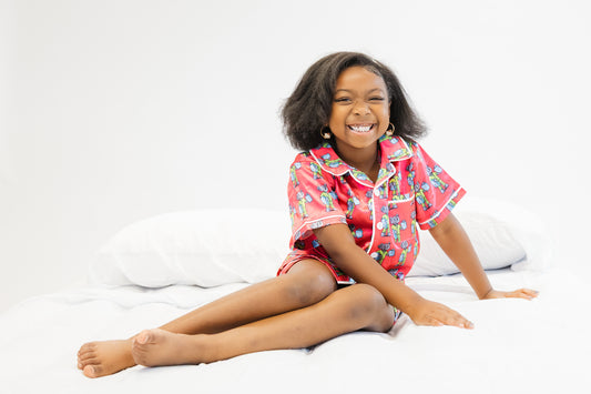 Kids Sweet Dream Pajama Set- Pink
