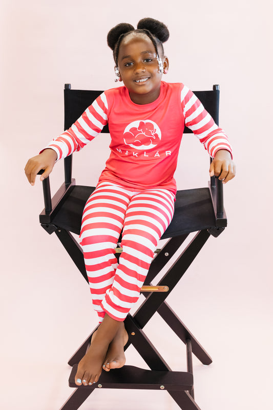 Kids Cloud Nine Pajamas-Pink